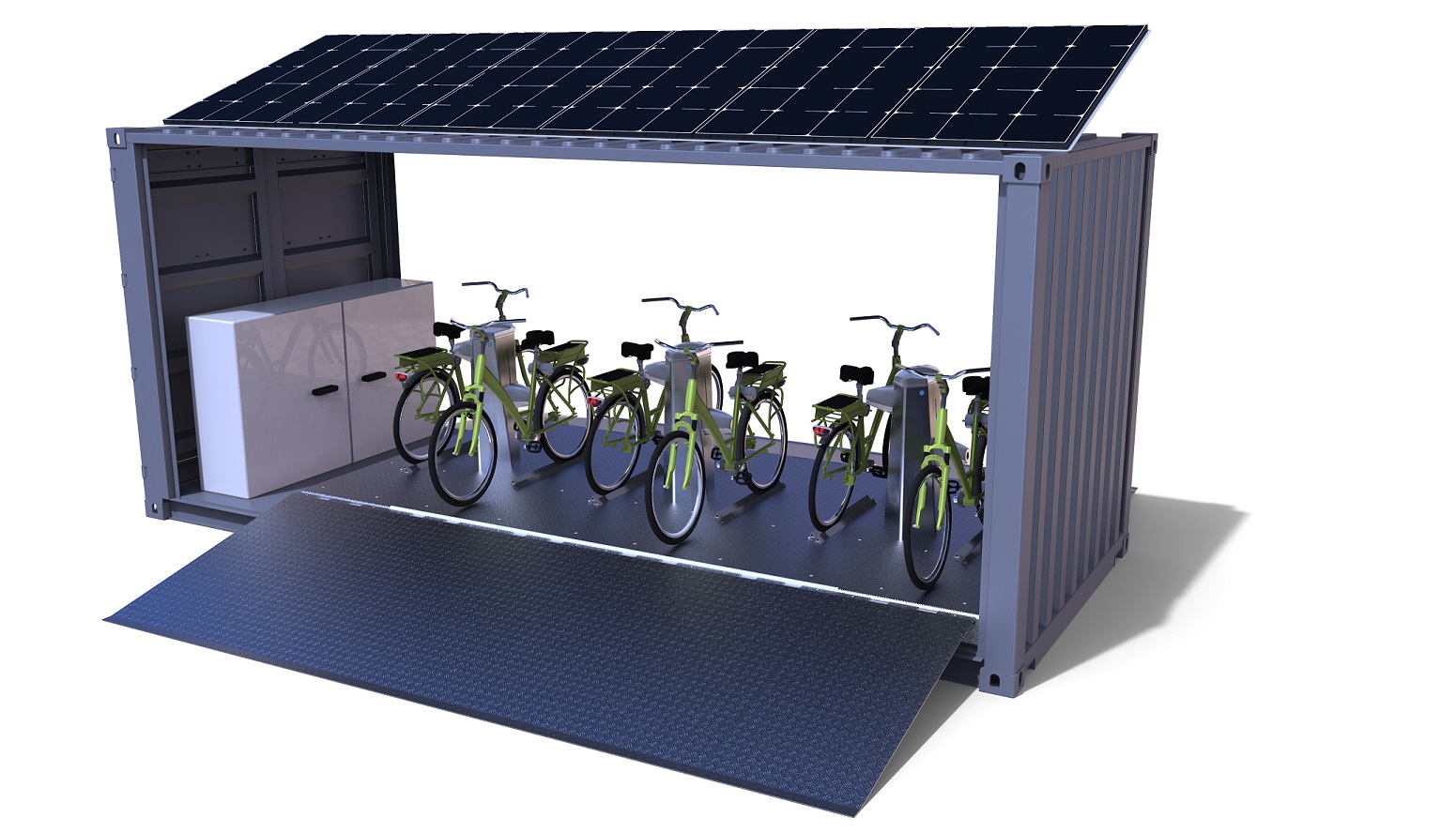 Container-vélos-solaire